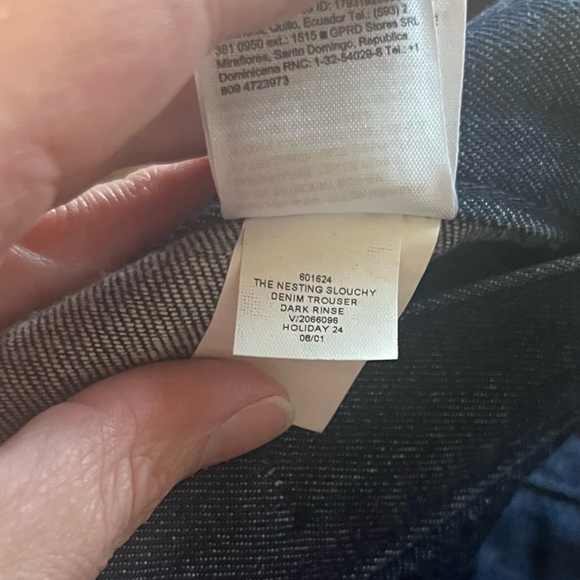 Banana Republic BR Jeans Slouch Straight Dark Wash Denim Zip Closure Women’s 29 - Picture 14 of 14